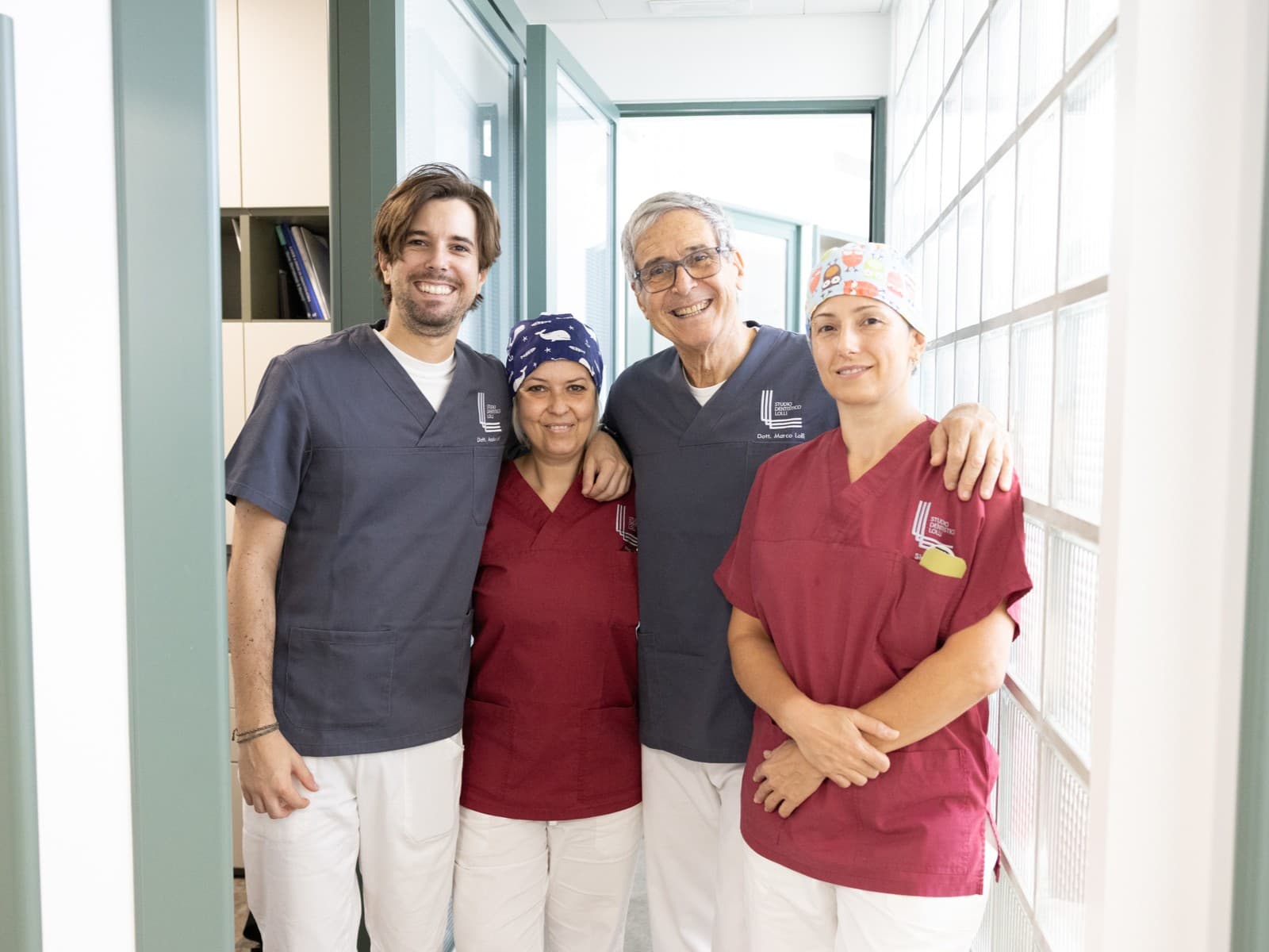 Il team dello Studio Dentistico Lolli a Bagnacavallo al lavoro
